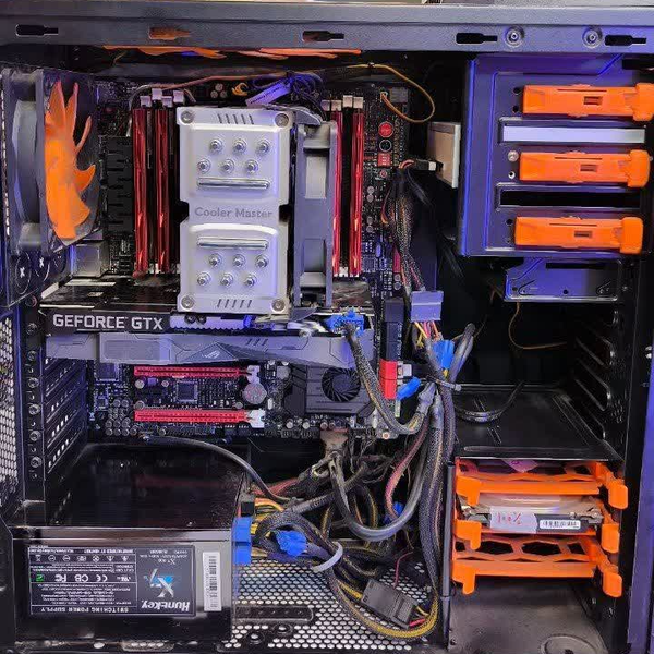 سیستم گیمینگ رندرینگ قدرتمند RTX 3060/ I7 4930K/ RAM 16