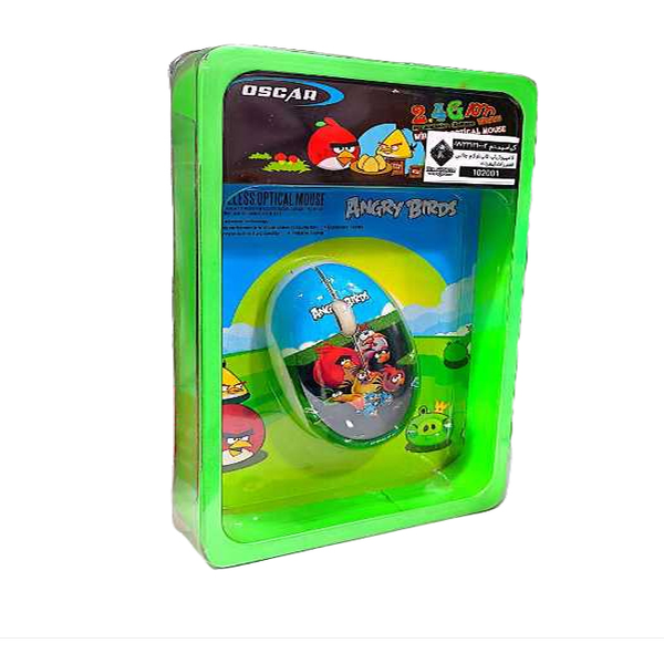 موس بی سیم OSCAR مدل Angry Birds