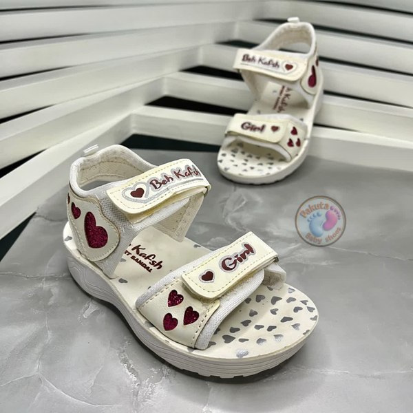 صندل بچگانه دخترانه قلبی کد 1595805