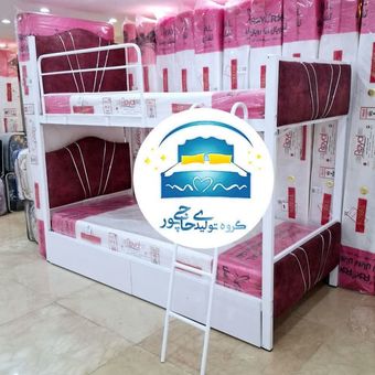 تخت خواب دونفره دوطبقه کد 091