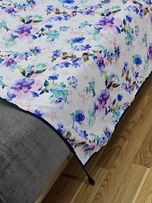 روسری نخی قواره 140 نخ گلوریا مدل آبرنگ