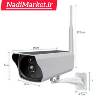 دوربین وای فای خورشیدی IP B WIFI SOLAR Vt1 – W – 4MM