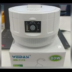 چراغ شارژی ویداسی 80 وات مدل WD-1115
