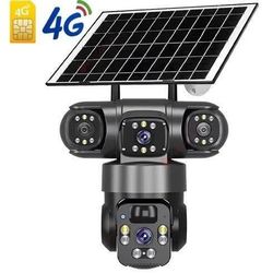 دوربین بی سیم سیمکارتی خورشیدی 6 مگاپیکسل 2 لنز انتقال تصویر V380