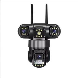 دوربین سیمکارتی سه لنز واقعی قابل تنظیم چرخشی 12MP مدل SZ3 بدون محدودیت در اپراتور با سرعت بالا O-KAM PRO