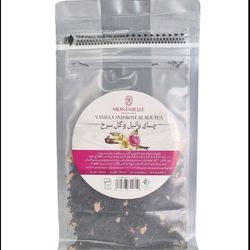 چای وانیل و گل سرخ