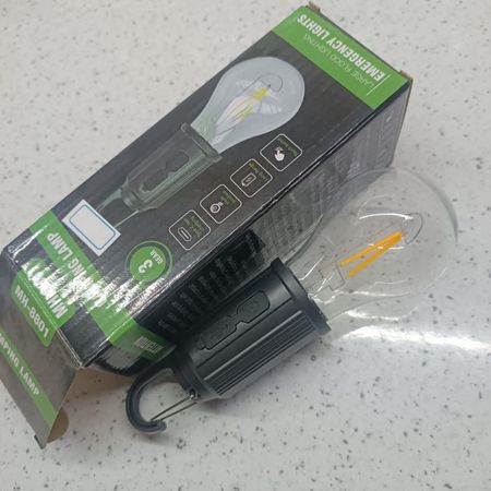 چراغ اضطراری و کمپینگ ضد آب MH‑8801 | چراغ شارژی نشکن با نور زرد گرم، مناسب سفر، خانه و طبیعت