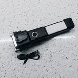 چراغ قوه پلیسی چندکاره مدل تاکتیکال حرفهای | شارژی، ضدضربه با شیشهشکن، آهنربا و پاوربانک اضطراری