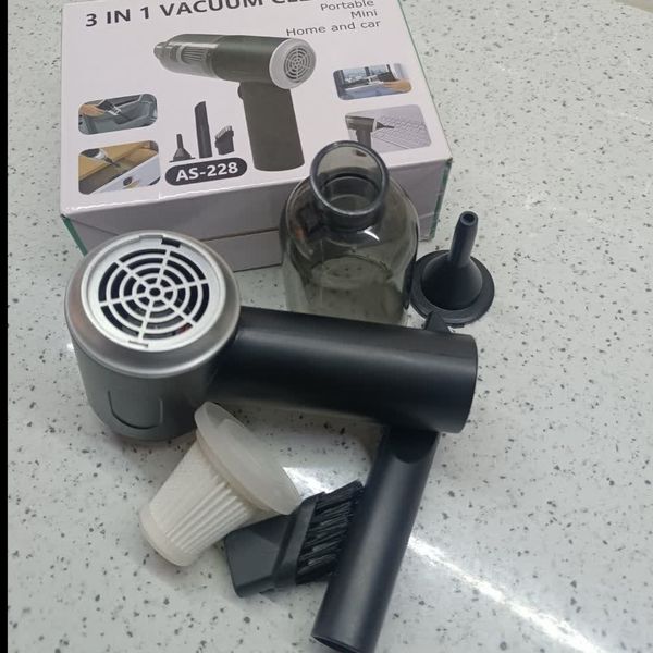 جاروبرقی شارژی 3 کاره خانگی و خودرویی مدل Portable Mini – مکش قوی و باد پرقدرت
