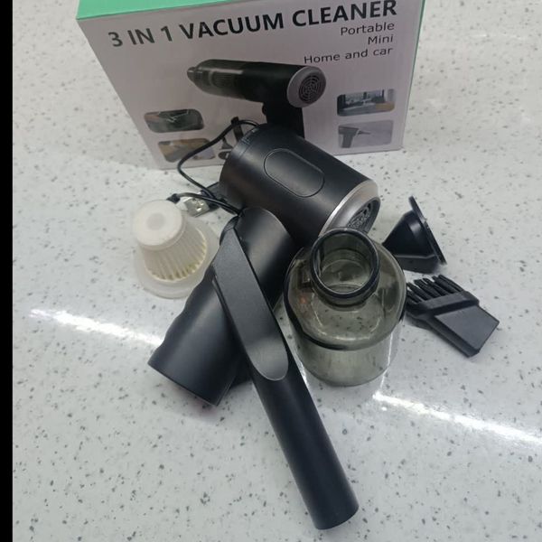 جاروبرقی شارژی 3 کاره خانگی و خودرویی مدل Portable Mini – مکش قوی و باد پرقدرت