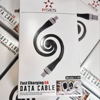 کابل شارژ RSES دو سر تایپ سی 6A