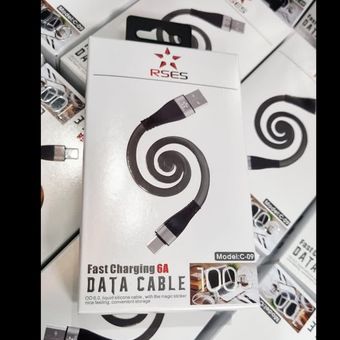 ️کابل شارژ RSES تایپ سی 6A مخصوص شیائومی