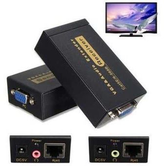 مبدل افزایش طول تحت شبکه VGA وی نت مدل VE-100 بسته دو عددی