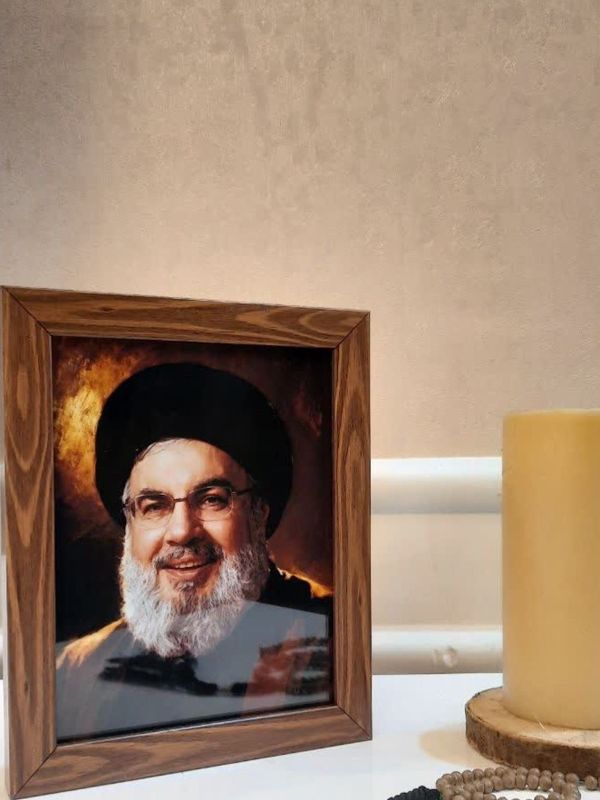 قاب عکس شهید سید حسن نصرالله