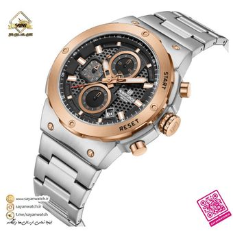 ساعت مچی مردانه نیوی فورس مدل NAVIFORCE 8072 | سه موتوره کرنوگراف