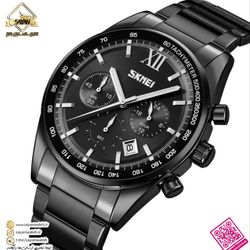 ساعت مچی مردانه اسکمی مدل 9096 | کرونوگراف استیل ضد آب