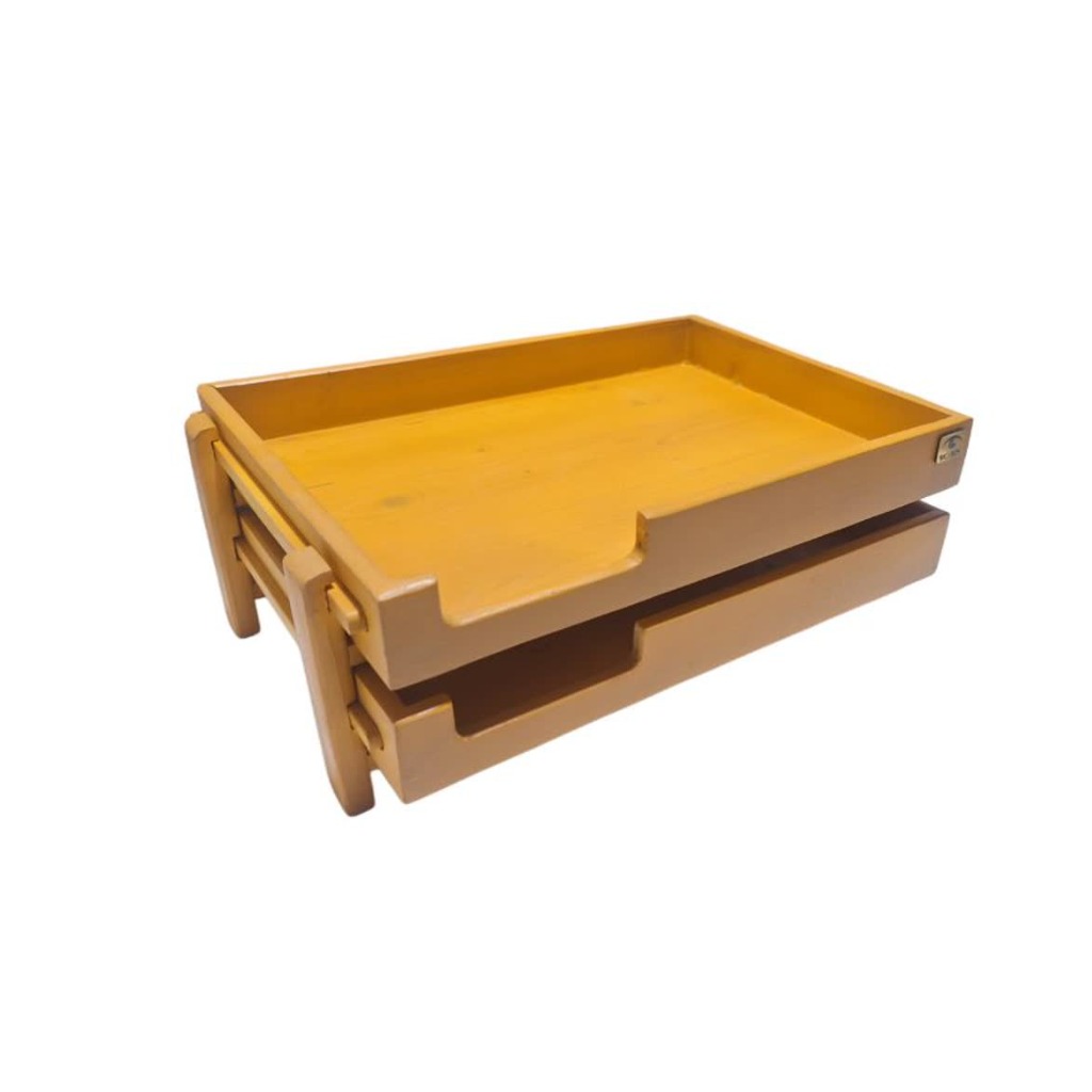 تصویر کازیه دو طبقه چوبی 