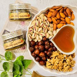 خرید معجون چهار‌ مغز 170 گرمی حَنا | تقویت‌کننده، انرژی‌زا و غنی از مغزهای طبیعی