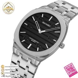 ساعت مچی عقربه ای مردانه اسکمی 9372 | طراحی باریک و مدرن
