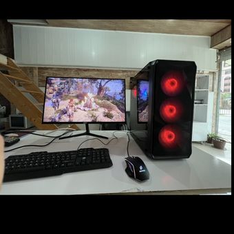 کیس گیمینگ دسته دو Intel i5 13400F  RX 590 8GB  16GB RAM  480GB SSD + 500GB HDD