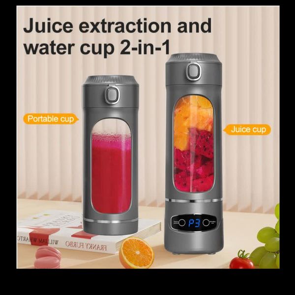 شیکرشارژی قابلحمل HDML مدل | AJ‑02 – حجم 600ml (موتور50w ، نمایشگر دیجیتال)
