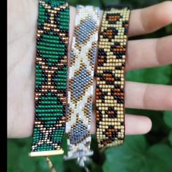 دستبندهای منجوقی میوکی وغیرمیوکی طرح جنگل