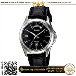 ساعت مردانه کاسیو مدل MTP-1370L-1A | بند چرم و موتور ژاپن