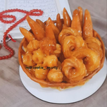 پخت بامیه و زولبیا