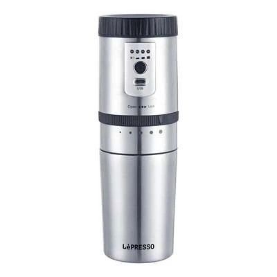 قهوه ساز و آسیاب قهوه مسافرتی لپرسو مدل Lepresso LPGCMSM