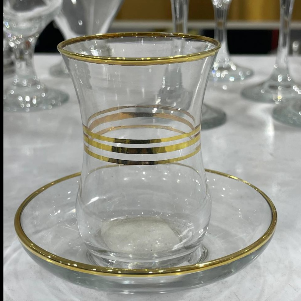 فنجان نعلبکی کمرباریک