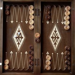 تخته نرد روکش چوب
