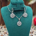 نیم ست نقره زنانه کد 5