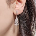 گوشواره نقره زنانه کد 2