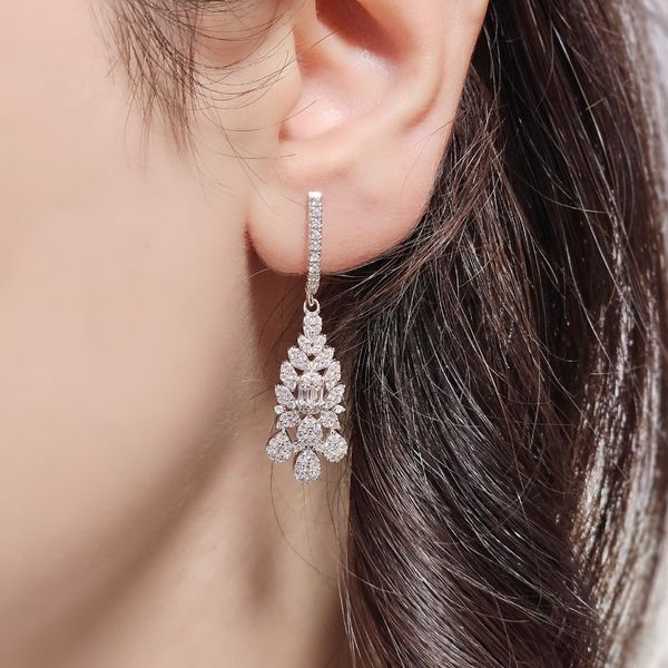 گوشواره نقره زنانه کد 2