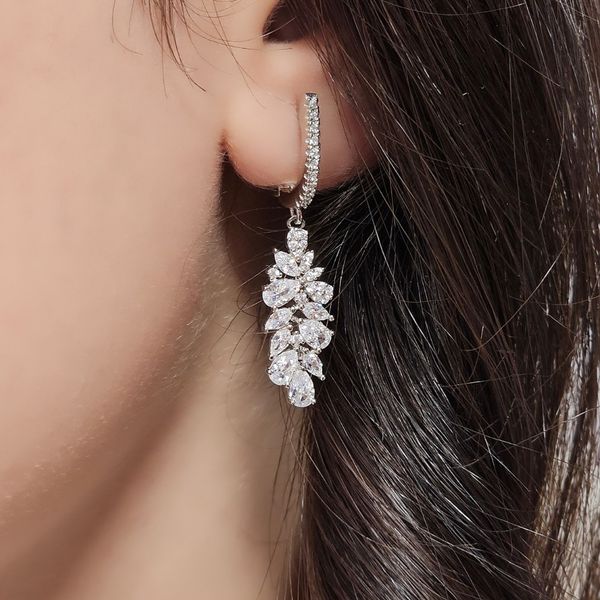 گوشواره نقره زنانه کد 1