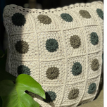 کوسن/بالشت بافتنی «خوشرو»