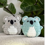 عروسک بافتنی «ماهوت»؛ کوآلای نقره‌فام