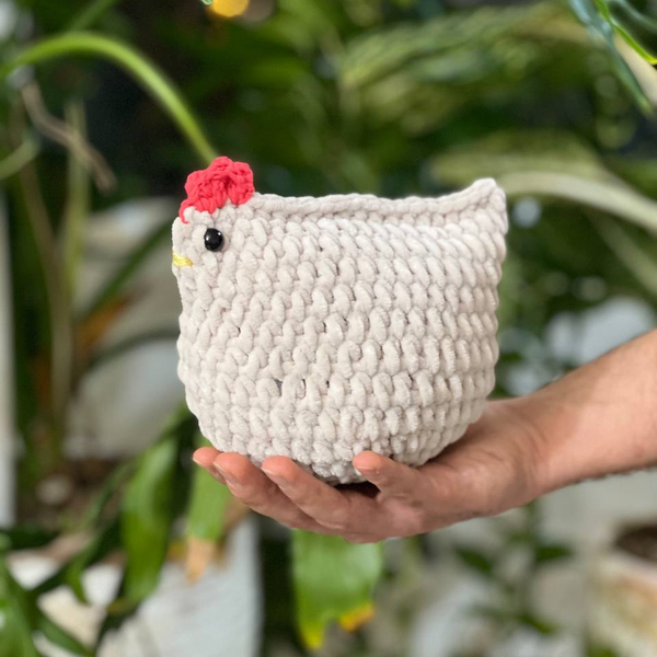 عروسک بافتنی مرغ تنظیم بازار