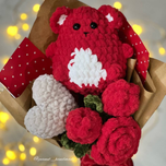 عروسک بافتنی «بوکه» خجالتی