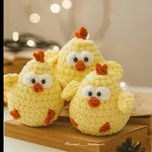 عروسک بافتنی «زردآلو»