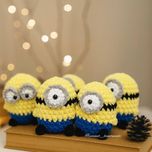 عروسک بافتنی «مینیون»