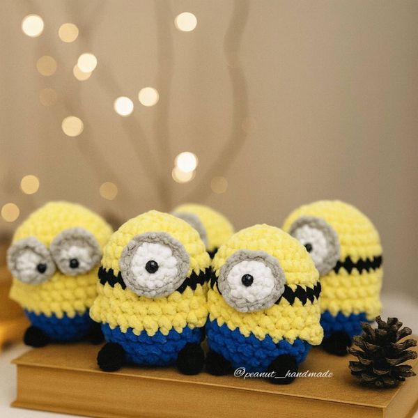 عروسک بافتنی «مینیون»