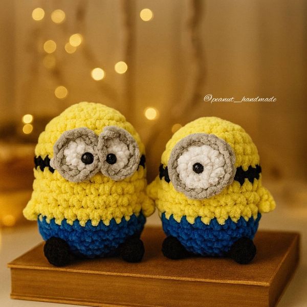 عروسک بافتنی «مینیون»