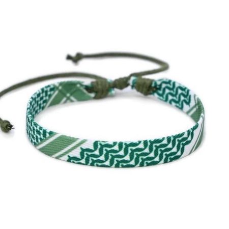 دستبند چفیه فلسطین سبز