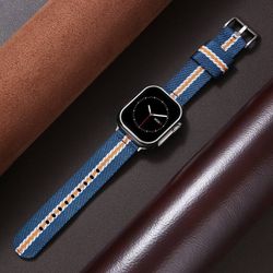 بند اپل واچ برزنتی سگک دار مدل سوکد