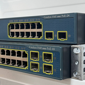 سوییچ 48 پورت POE سیسکو مدل Catalyst 3560 Series POE-48