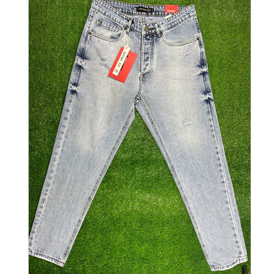 10 عدد شلوار جین مام استایل آبی روشن 1019/4