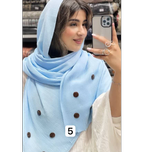شال برشکا طرح دکمه