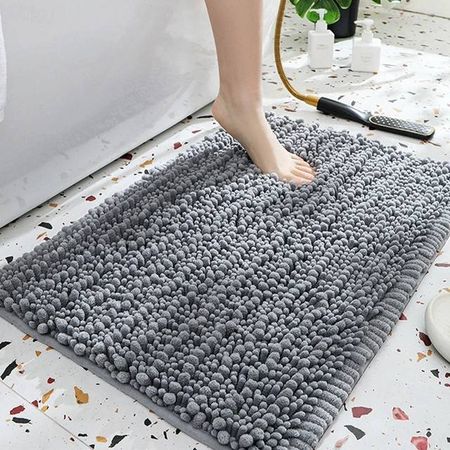 پادری ماکارونی ترمز دار متراکم 50*80 میکروفیبر پنیه ای آبگیر طوسی بژ ذغالی سرمه ای