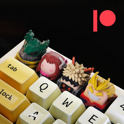 کی کپ (دکمه کیبورد) هیرو آکادمی Hero Academia ست 4 عددی